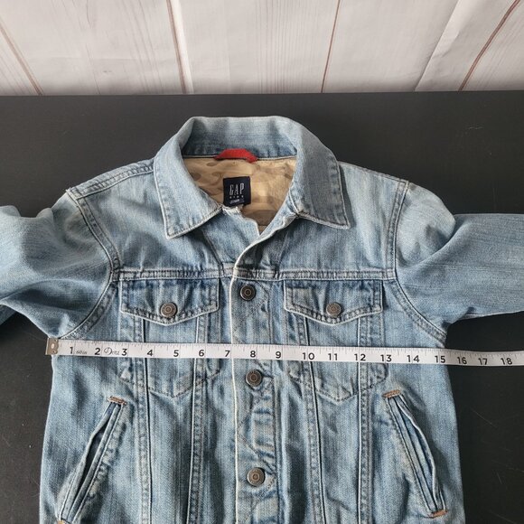 Gap Kids Denim Jean Jacket, Girl S 6-7, Snap Front Closure Button Detail, EUC - Picture 7 of 11